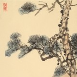 曹建濤 四尺三開《駿馬》 獨具特色水墨人物畫家