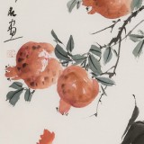 【已售】陳薪名 三尺《大吉圖》中美協會員 第六屆全國花鳥畫展金獎獲得者
