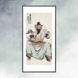 連紅武 四尺《忠義春秋》 徐悲鴻畫(huà)院華北分院副院長(zhǎng)