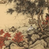 吳顯剛 《觀瀑圖》 貴州七星關美協主席