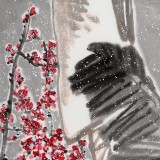 王永剛 三尺《梅雪精神》 國家一級美術(shù)師（詢價）