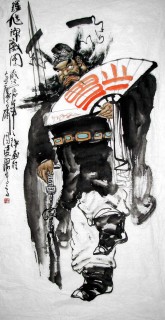 鎮宅風水鐘馗畫《鐘馗神威圖》